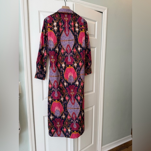 Figue Bassa Printed Midi Shirtdress size small
NWOT - Picture 14 of 15